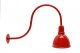 AGB103-AD8 Deep Bowl Dome Gooseneck RLM Incandescent Kit Red