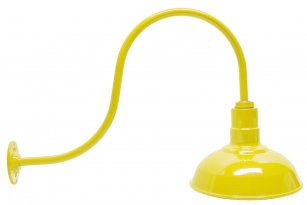 AGB103-AS12 Standard Dome Gooseneck RLM Incandescent Kit Yellow