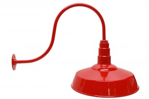 Standard Dome Gooseneck RLM Incandescent Kit Red