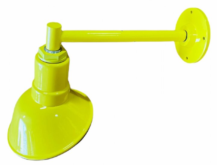 AGB111-AA7 Angled Reflector Sign Lighting Gooseneck RLM Kit Yellow