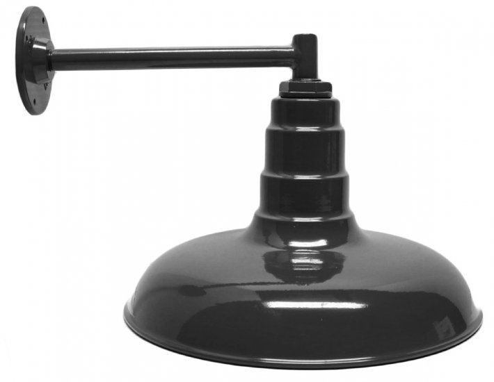 AGB111-AC16 Classic Dome Gooseneck RLM Incandescent Kit Black