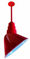 APP12-AA14 Angled Reflector Sign Lighting Rigid Stem RLM Incandescent Kit Red