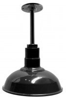APP12-AS12 Standard Dome Rigid Stem RLM Incandescent Kit Black