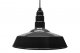 Standard Dome 4FT Black Cord Pendant RLM Incandescent Kit Black