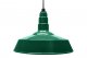 Standard Dome 4FT Black Cord Pendant RLM Incandescent Kit Green