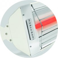 Infratech W-2000-Patio-Heater 2000W Series element heaters White