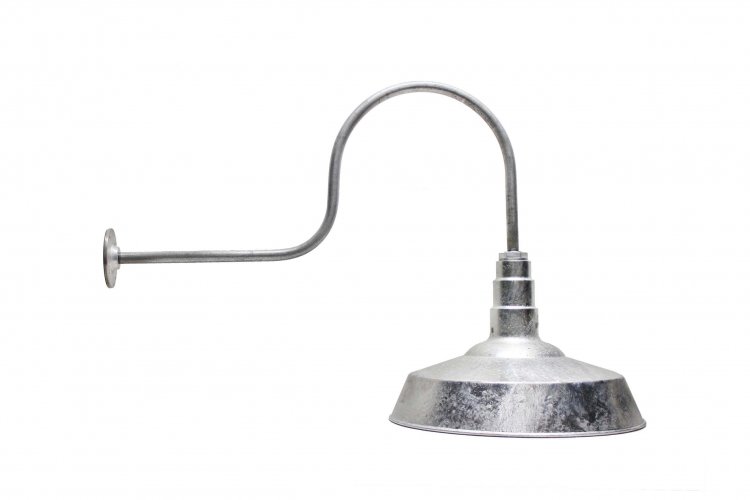 AGB102-AS18 Standard Dome Gooseneck RLM Kit Galvanized